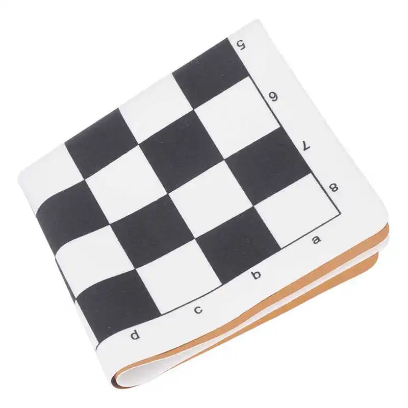 Chess Chess Board Chessboard Only PU Portable Soft Standard 35x35cm for Travel Outdoor Camping