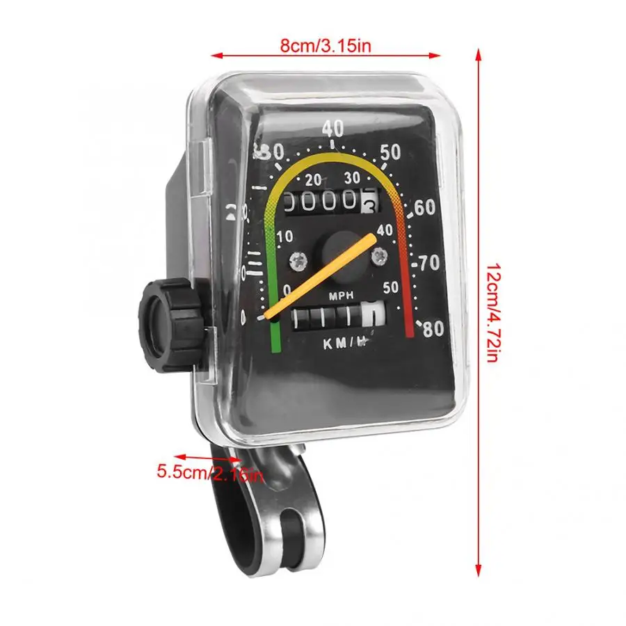 Regendicht Fietsen Snelheidsmeter Fietscomputer Mountainbike Codetabel Waterdichte Mechanische Kilometerteller Voor Fietsaccessoire