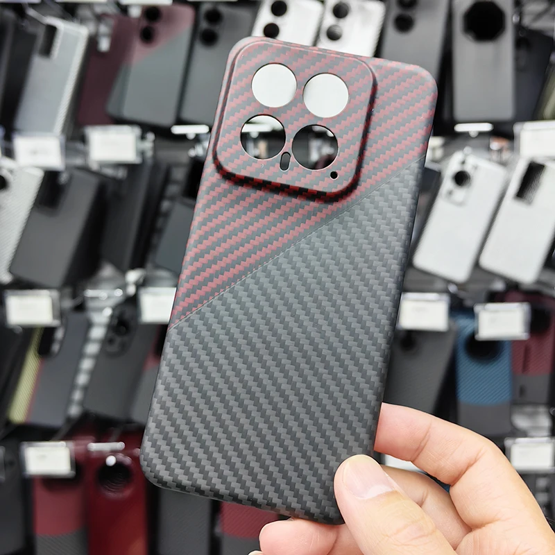 

Чехол ZXKE из углеродного волокна для телефона Xiaomi 14 xiaomi14Pro, тонкие и легкие характеристики, прочный корпус из арамидного волокна