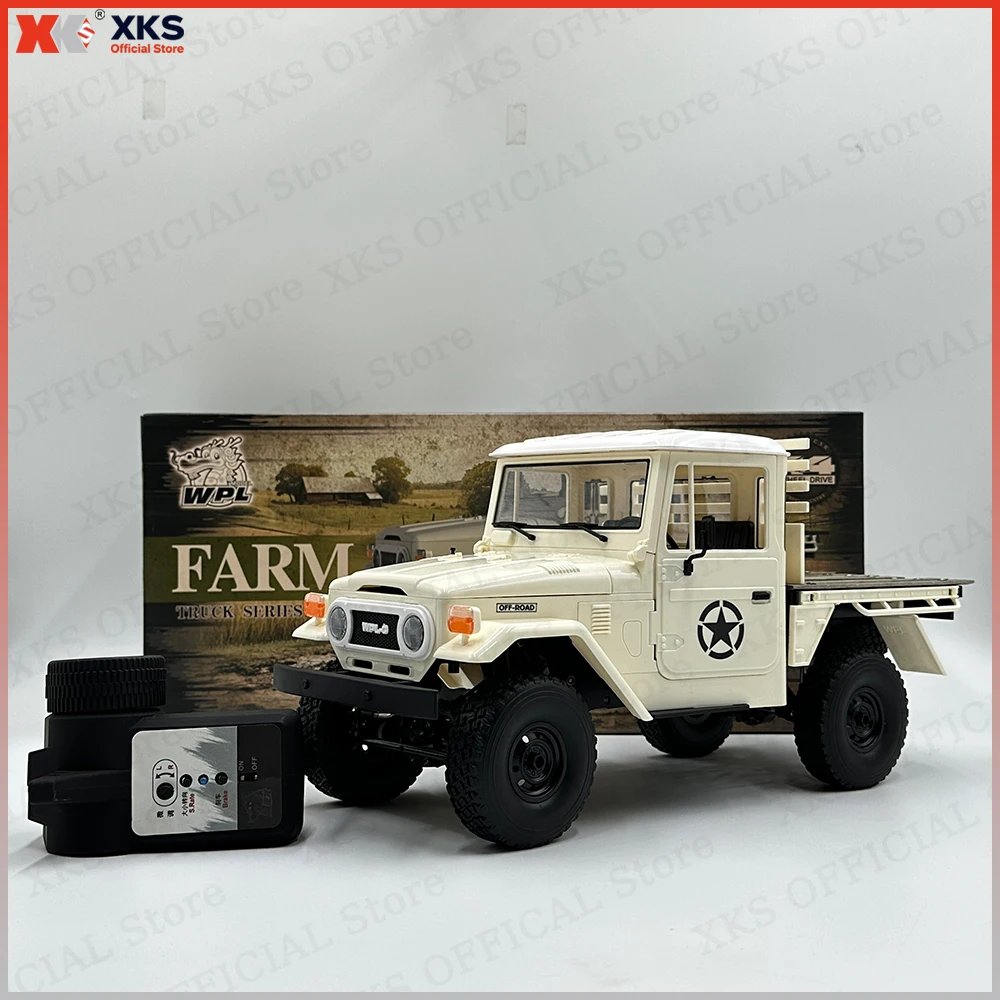 XKS Naughty Dragon C44 FJ45 النموذج الكلاسيكي 4WD الكهربائية عالية RC على الطرق الوعرة روك الزاحف لعبة التحكم عن بعد سيارة هدية للأولاد