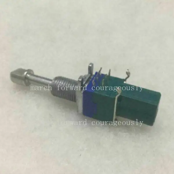 10PCS Square-shaped push-button switch with B10K potentiometer for variable resistance pitch control and frequency modulation