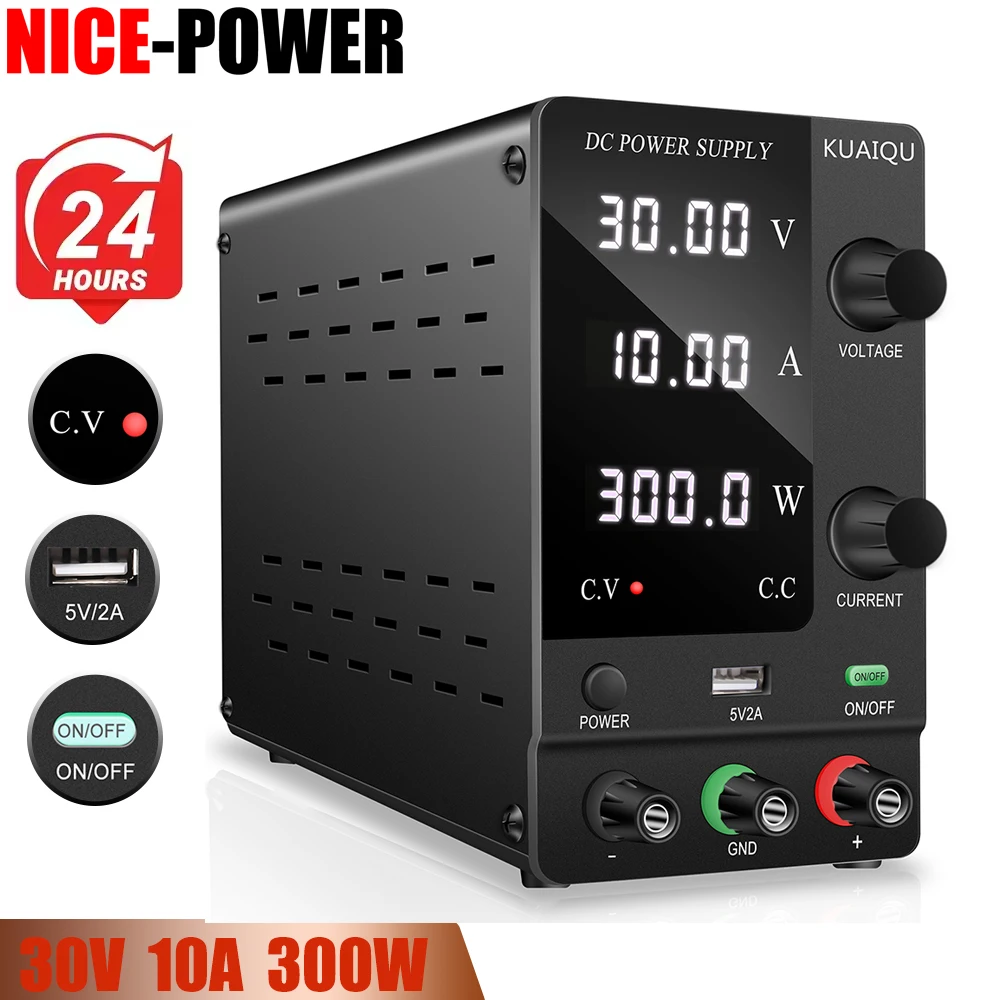 NICE-POWER SPPS-C3010 30V10A300W Digital DC Lab Power Supply For Mobile Repair 12V 5V 24V 12V Car Centre Panel Electrical Test