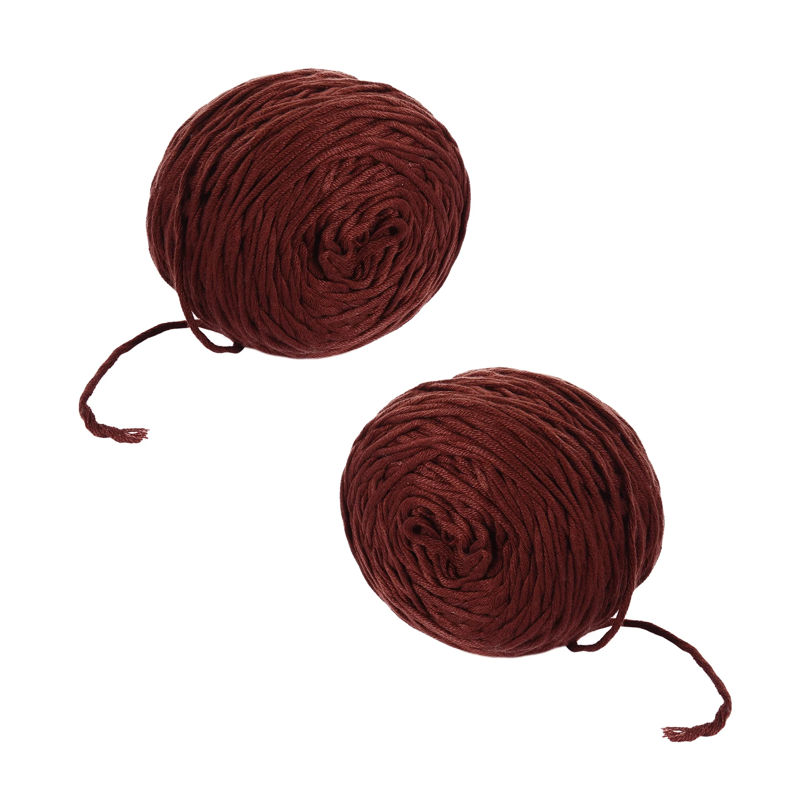 

2Pcs Christmas Gift Silk Protein Milk Cotton Yarn For Sweater Diy Wool Woven Material