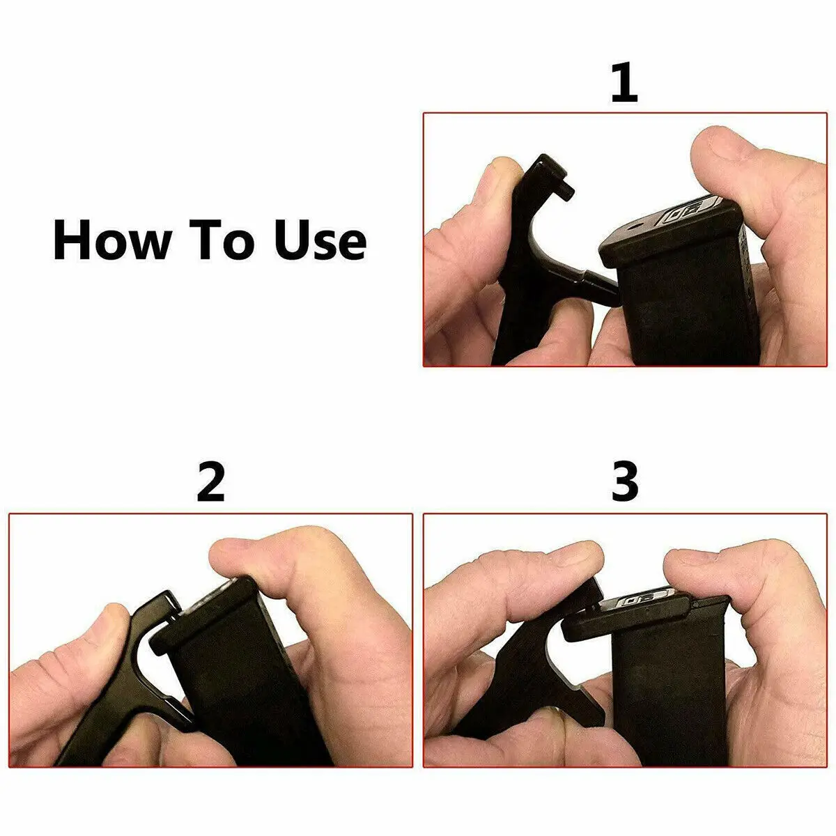 3Pcs/Set Glock Magnetic Plate Disassembly Removal Front Sight Mount Removal Installation Tool Kit Glock Accessories