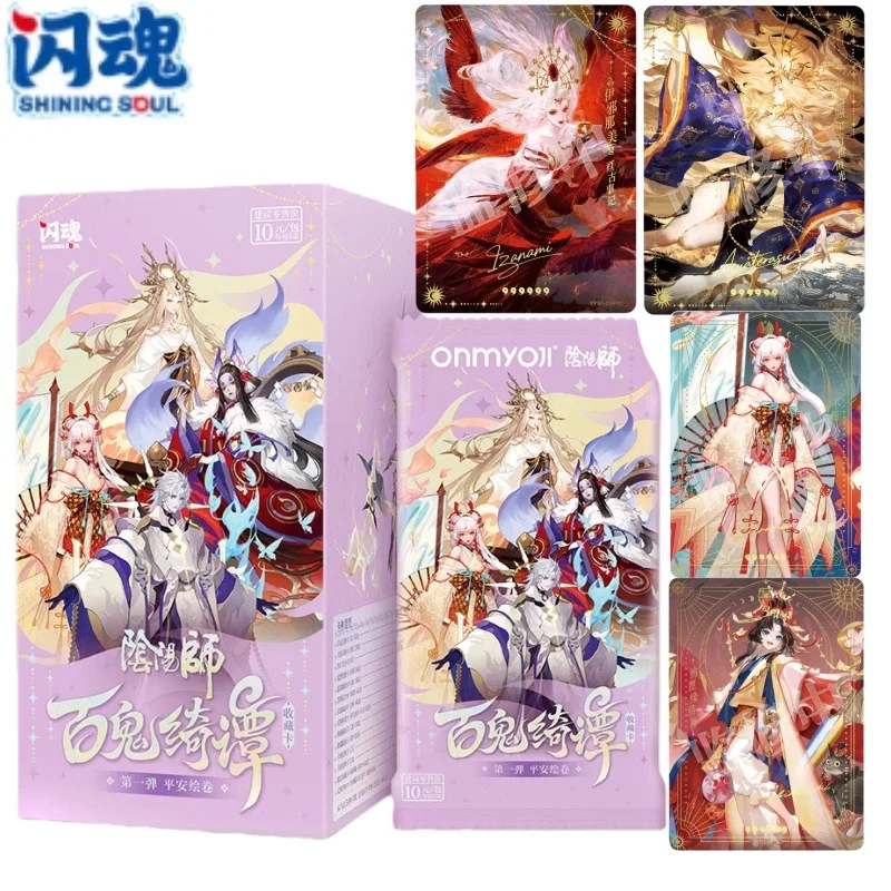 샤이닝소울 정품 오네미요지 백귀기 타이탄 수집용 카드 첫 번째 총알 평화 그림 스크롤 수집용 카드 주변기기