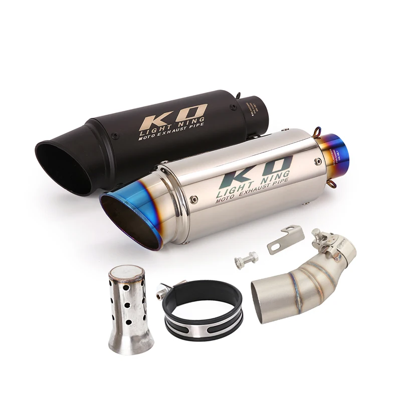 For CFMOTO Papio 125 XO-1 XO-2 2023-2025 Motorcycle Exhaust Tail Stainless Steel Middle Link Pipe Escape Moto Muffler Tube