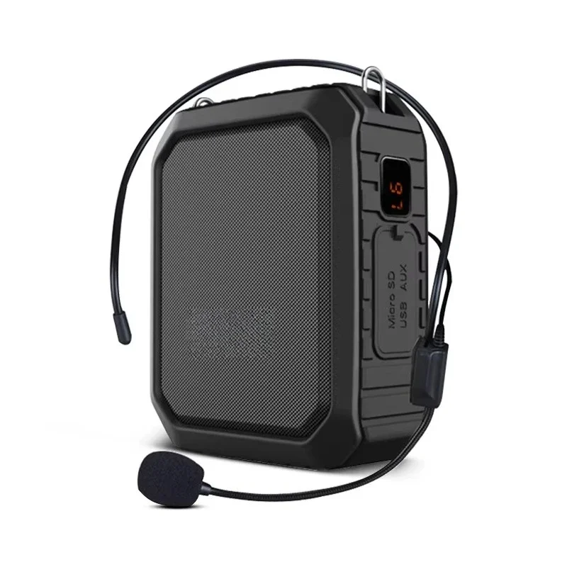 

Loud Sound Portable PA Speaker System Bluetooth Headset Microphone Outdoor Teacher Waterproof Voice Amplifier