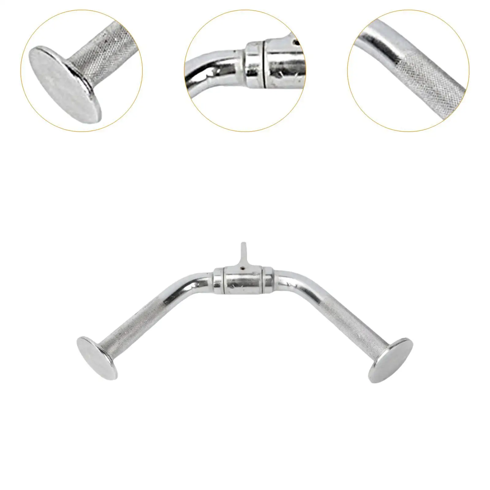 مقبض تمرين معدات البار للضغط على الرؤوس ثلاثية الرؤوس، مرفق منسدل LAT #5