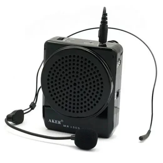 12W Waistband Portable Loud Voice Booster Voice Amplifier Rechargeable Speaker Mic Headset