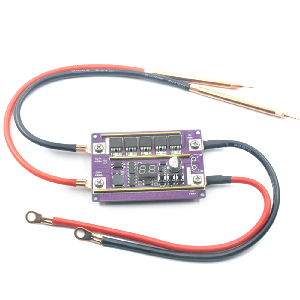 12 فولت بقعة لحام لتقوم بها بنفسك أطقم الطاقة قابل للتعديل الرقمية ماكينة لحام نقطي PCB لوحة دوائر كهربائية ورقة النيكل لبطارية ليثيوم 18650 #5