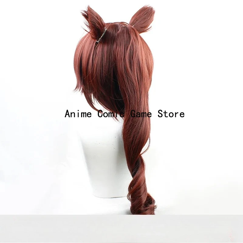 AUF Lager Tokai Teio Cosplay Perücke Spiel Uma Musumee Pretty Derbyy Cosplay Schwanz Synthetische Haar Hitzebeständige Faser Perücken + perücken kappe