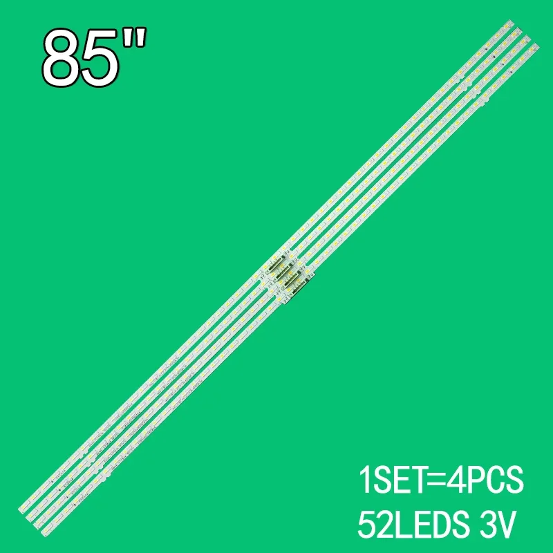 

4PCS LED Backlight Strip For 85AU8K BN96-52592A ES85SV8FPKWA52 LM41-01047A/C BN96-52583A UN85AU800DF UA85AU8000 QN85LS03AAFXZ