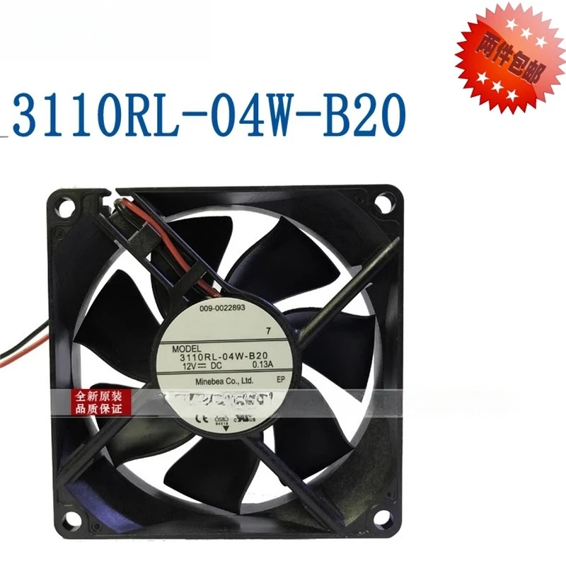 

Для 3110RL-04W-B20 Совершенно новый NMB 8025 12 В 0,13 А 8 см бесшумный вентилятор с шарикоподшипником