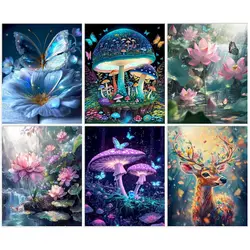 GATYZTORY Painting By Numbers Kits Animals Landscape Frameelss DIY Craft Unique DIY Gift For Home Decors 40x50cm