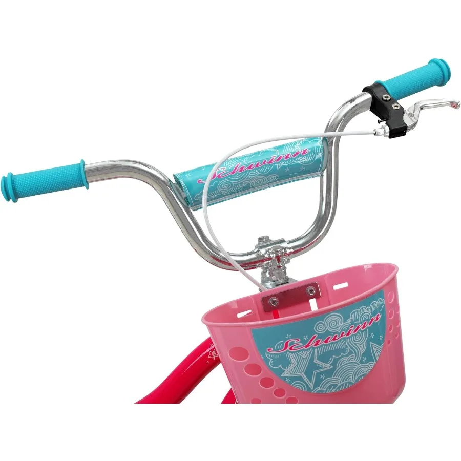 14 Inch Bike for Kids Ages 8-13, Black, Blue, Red, Teal, Pink or Purple, SmartStart Ergonomic Design, Adjustable Seat Grows with