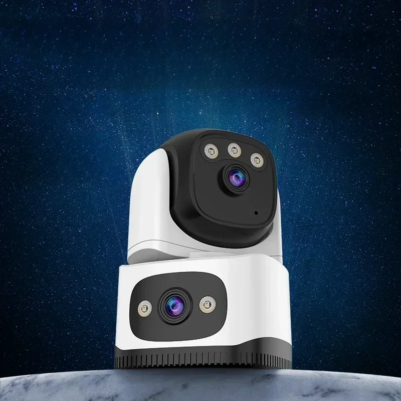 3MP Dual Lens Dual Picture Wifi 1080P IP Camera No Dead Corner Ball Integrated 360 Security Surveillance Phone APP