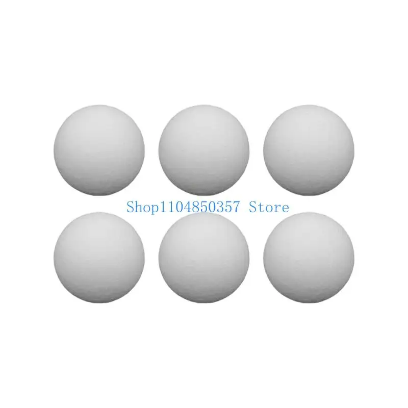 

5asd 6pcs Foosball Table Balls Round Table Football Balls Wear Resistant Table Soccer Football Accessories
