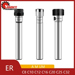 JIMMY ER8 ER11 ER16 ER20 M A UM Milling Cutter Extension Rod CNC Machining Center Tool Post Lathe Tool ER Tool Bar Holder