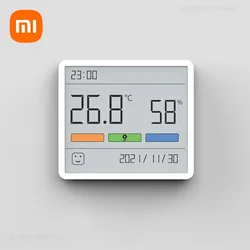 Xiaomi-Duka Atuman Digital LCD Termômetro Interno, Conveniente Sensor de Temperatura, Medidor de Umidade, Relógio, Higrômetro Eletrônico