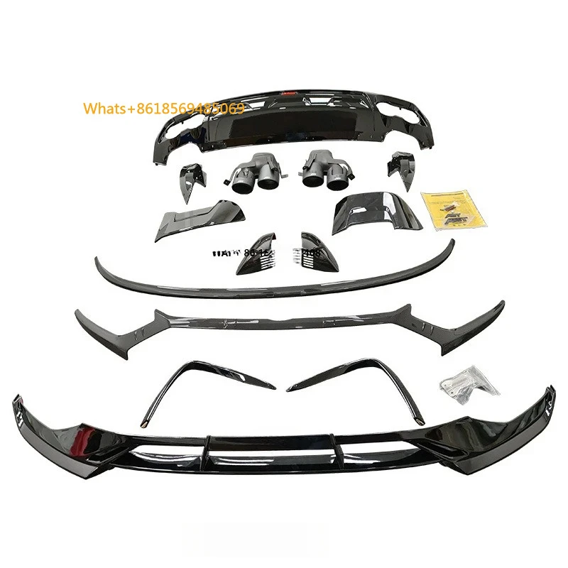 Suitable  Q5L Modified at Model Enveloping Carbon Fiber Body Kit 2018-2022 Front Rear Lip Tail Wing Side Skirt