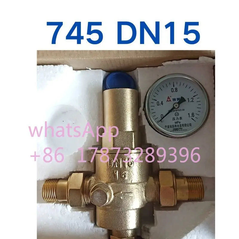 New Filter type pressure reducing valve, 745 DN15, with pressure gauge Fast Shipping