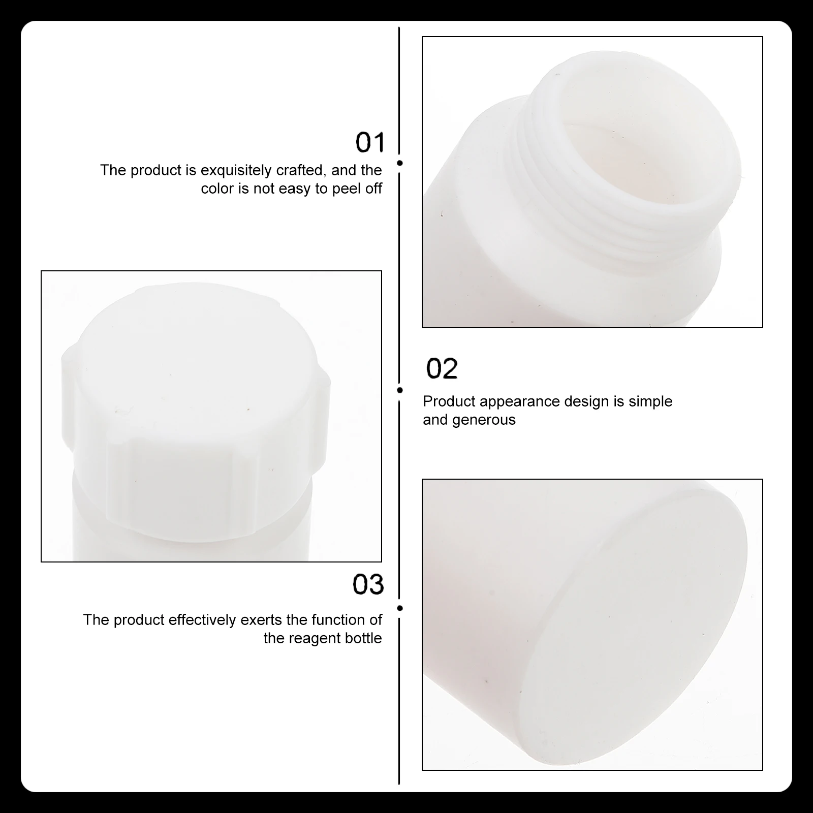 

F4 PTFE Reagent Bottle For Labs Bottle 25ml Narrow Mouth Lab Experiment Accessory Storage Solution Sample Container