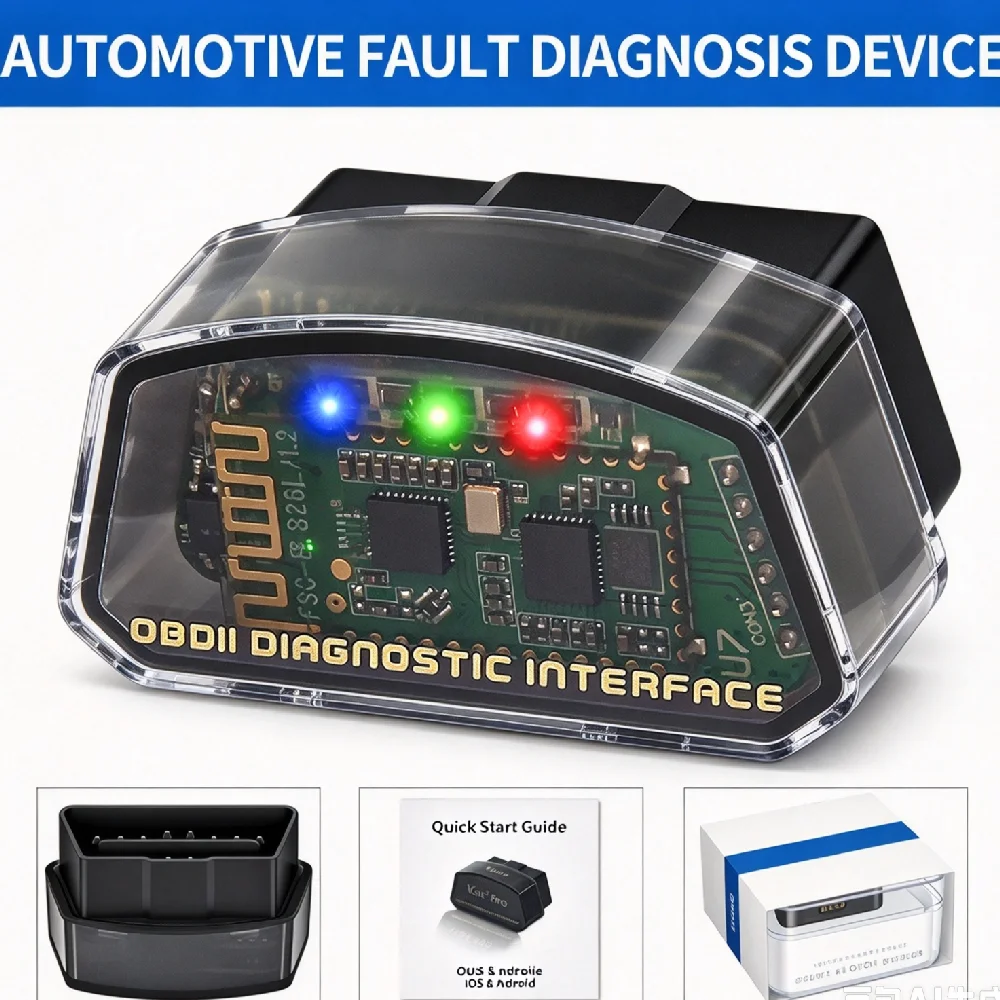 Mini ELM327 OBD2 Scanner Adapter BT 4.0 WiFi Wireless Car Diagnostic Tool Fault Code Reader for Android iOS Auto Scan Tool