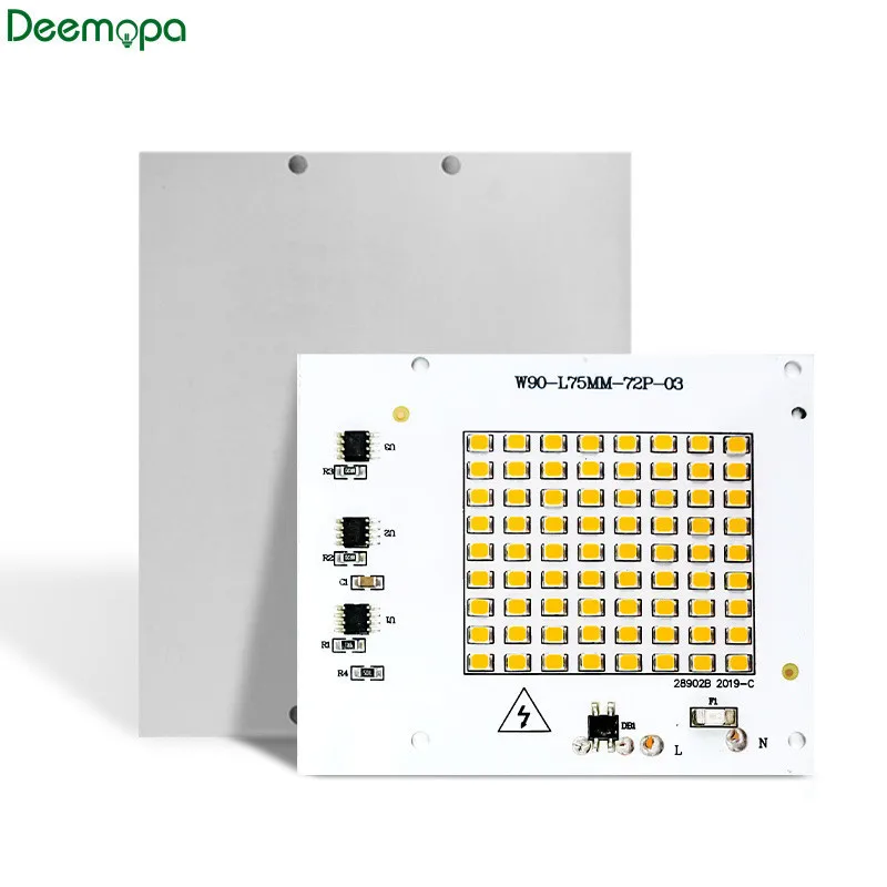 Chip lampada a LED SMD2835 perline di luce AC 220V 230V 240V 10W 20W 30W 50W 100W fai da te per proiettore esterno bianco freddo bianco caldo