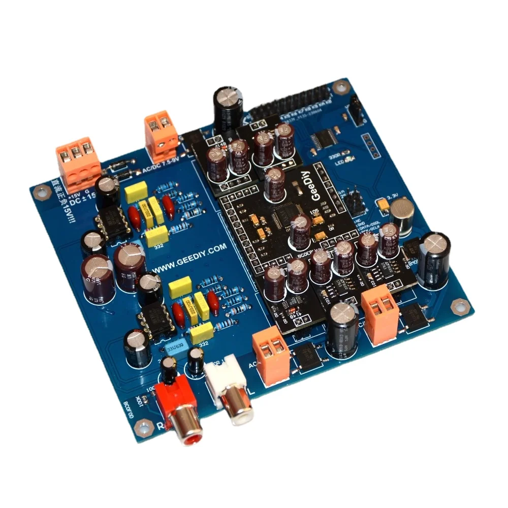 Single-ended AK4493SEQ I2S/DSD OPA2604 OP AMP DAC Decoder 32bit 768K DSD512