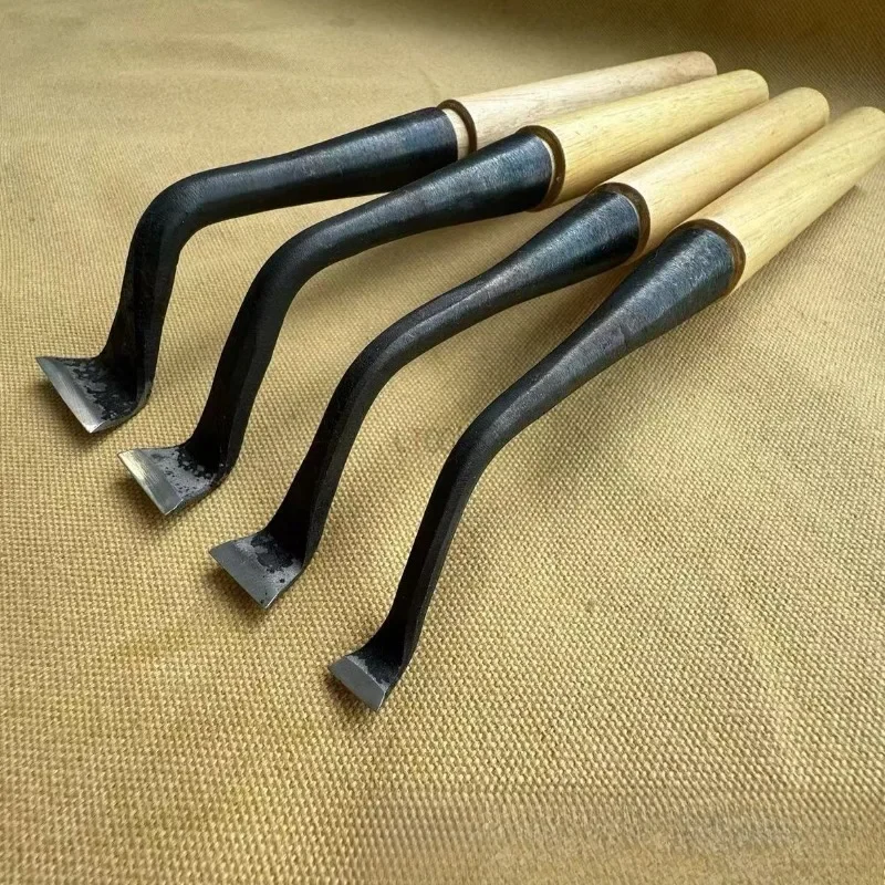 

Прямая ручка, изогнутая шея, плоский рот, долото для резьбы, нож для резьбы по дереву, плоское долото, столярный инструмент для резьбы по пазу