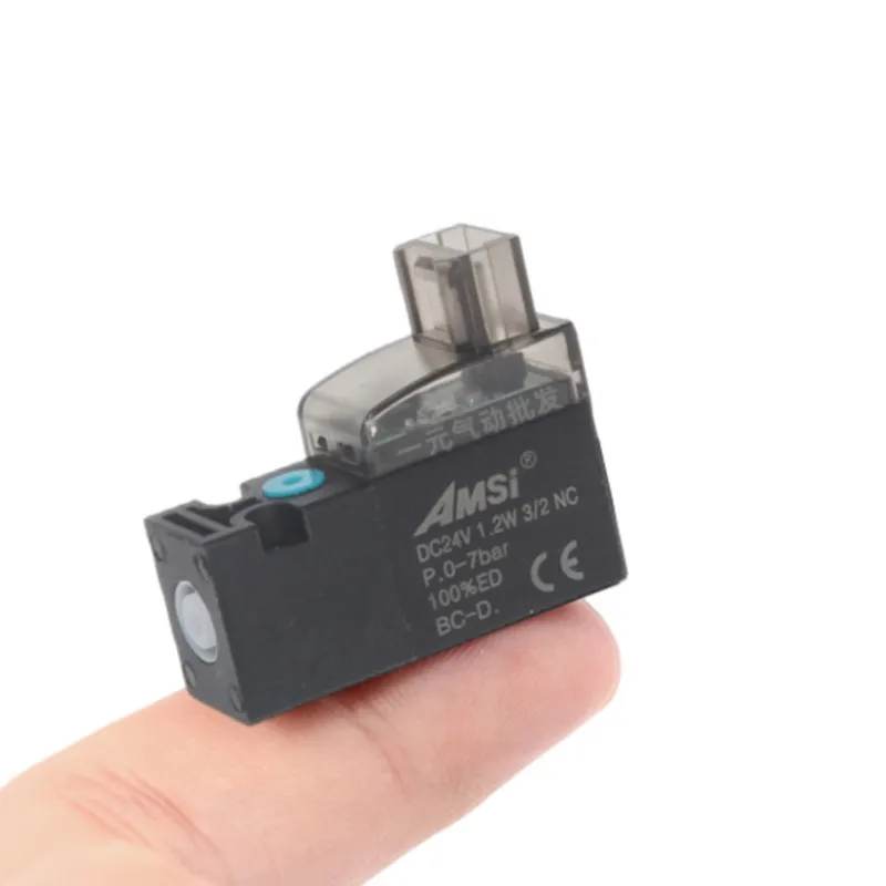 10pcs HF 10mm Mini Solenoid Valve 2/3-Way Vacuum Vibrator Pneumatic Mini Flow Control 24V/12V/6V Micro vacuum solenoid valve