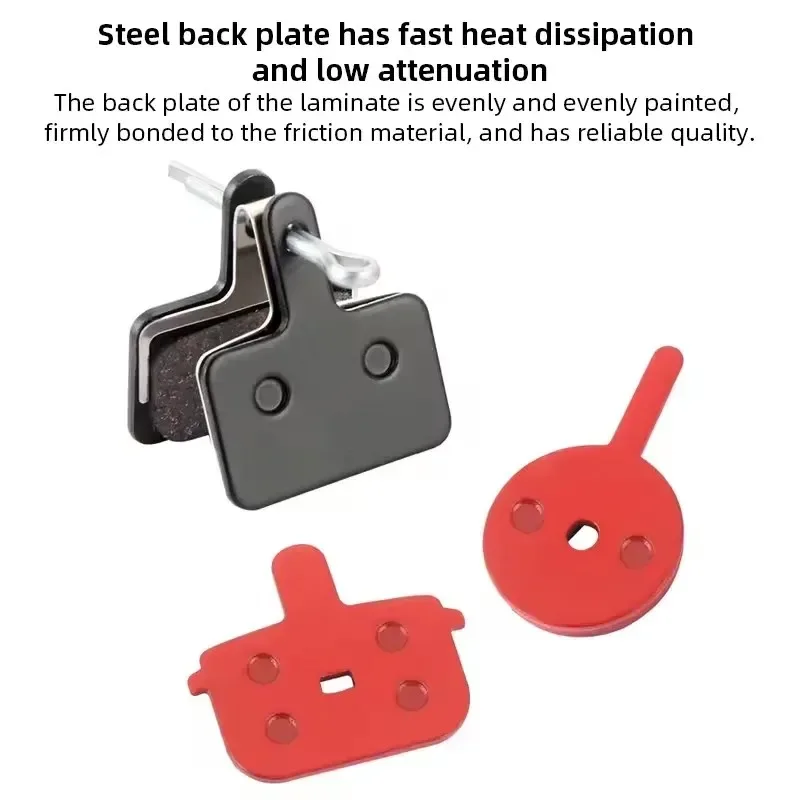 Semi-Metal Mountain Bike Disc Brake Pads Semimetallic Hydraulic Disc Brake Pad Bicycle Brake Pads for Mtb Road Bike E-bike