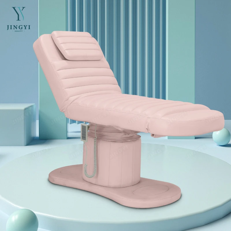 Luxury Electric Beauty Bed Beauty Salon Massage Spa Beauty Bed Facial Chair for Lash 4 Motors Adjustable Massage Table