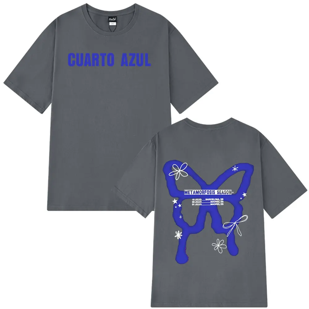 فراشة Aitana موضة الجرافيك تي شيرت الرجال النساء س الرقبة قصيرة الأكمام القطن تي شيرت الملابس الاتجاه الجمالي تي شيرتات قطن #4