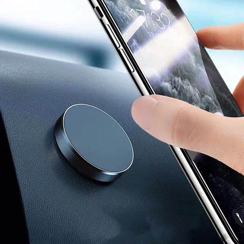 

Magnetic Car Phone Holder with Metal Plate Dashboard Mobile Phone Holder Wall Mounted Car Magnet Stickers for Xiaomi Huawei