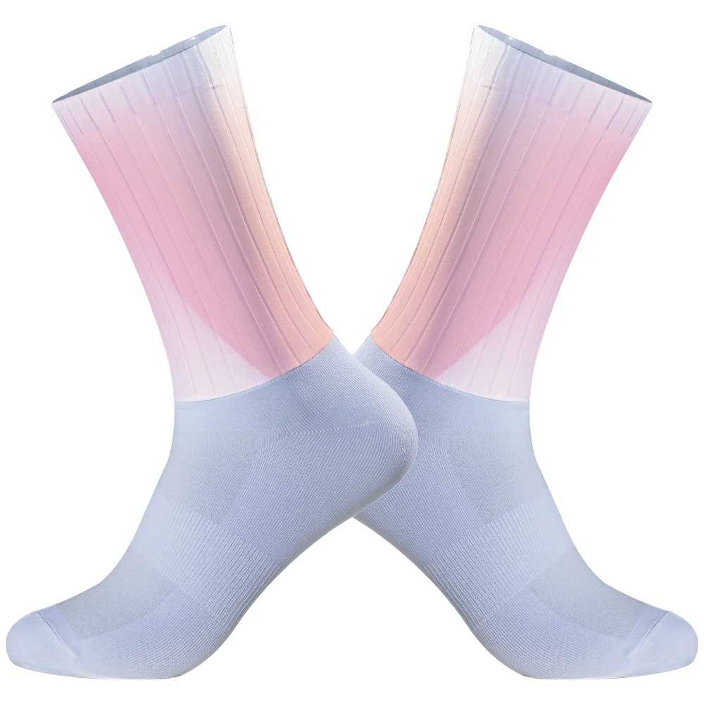 

New Running Cycling Hiking Sports Socks Men's Basketball Socks Middle Thickened Breathable Towel Bottom Colorful Fitness