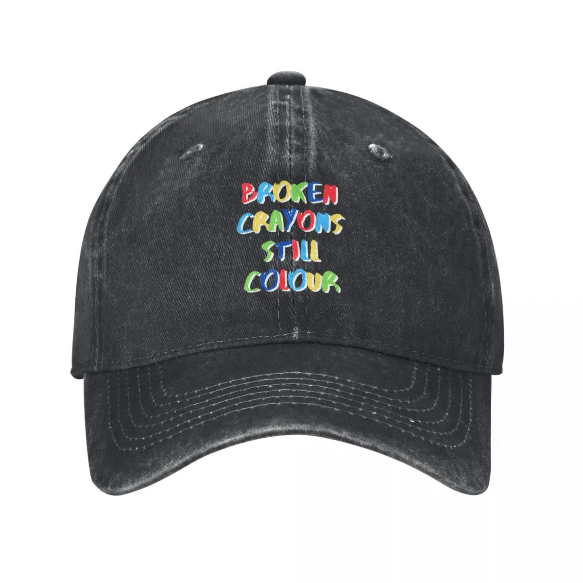 Broken Crayons Still Colour Baseball Cap cute Wild Ball Hat custom Hat Sun Cap Woman Men's