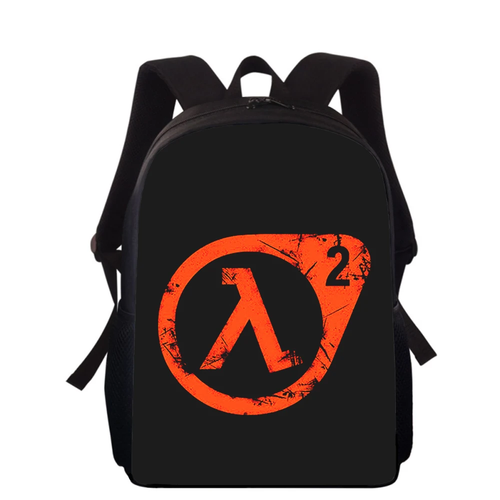 Half Life-Sac à dos HL Game pour enfants, sacs d'école primaire pour garçons et filles, sac à dos pour étudiants, sacs de livre scolaire, impression 3D, 16 po