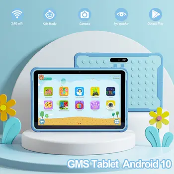 Pritom 10吋兒童平板電腦,安卓13.0系統,WiFi,四核心處理器,2GB內存,64GB儲存空間,內建YouTube,附保護套 8 最佳銷售 兒童iPad - №7