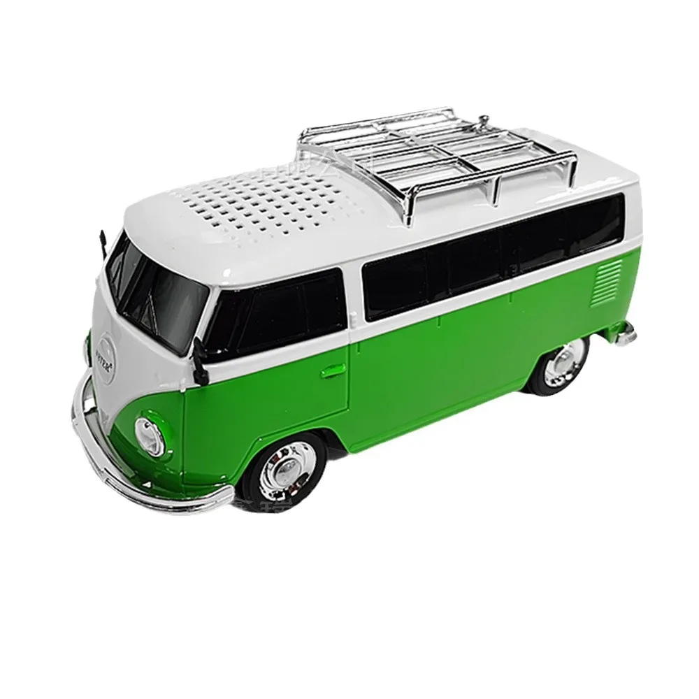 Portable School Speaker with TF Card Insertion Perfect Holiday Gift for Child Home Decoration Bus Shape Loudspeak