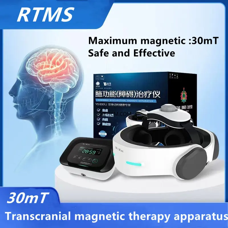 RTMS Transcranial Magnetic Stimulator Parkinson\'s disease Insomnia Anxiety Depression Treatment Instrument Schizophrenia 30mt