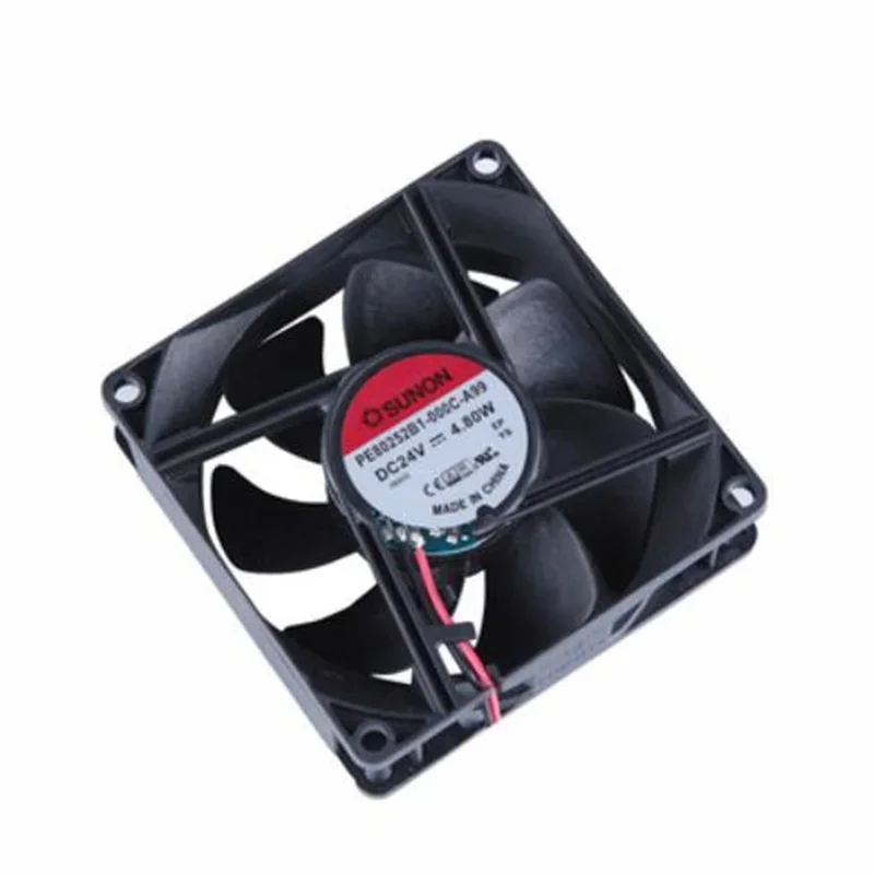 Wholesale: original sunon PE80252B1-000C-A99 8025 24v 4.8w two-wire inverter cooling fan