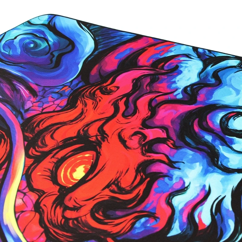 Mousepad Esports Sunfire Gaming Mouse Mat, Rubberized Texture Antislip Precise Control Mouse Pad For Smooth Movement