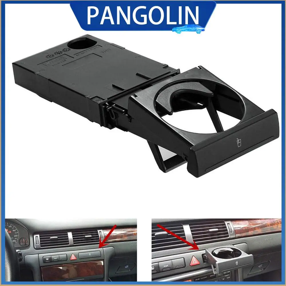 

PANGOLIN эластичный раздвижной держатель для чашки на приборной панели, расширительный лоток для Audi A6 C5 1998-2005 A4 1998-2002, выдвижная подставка для напитков