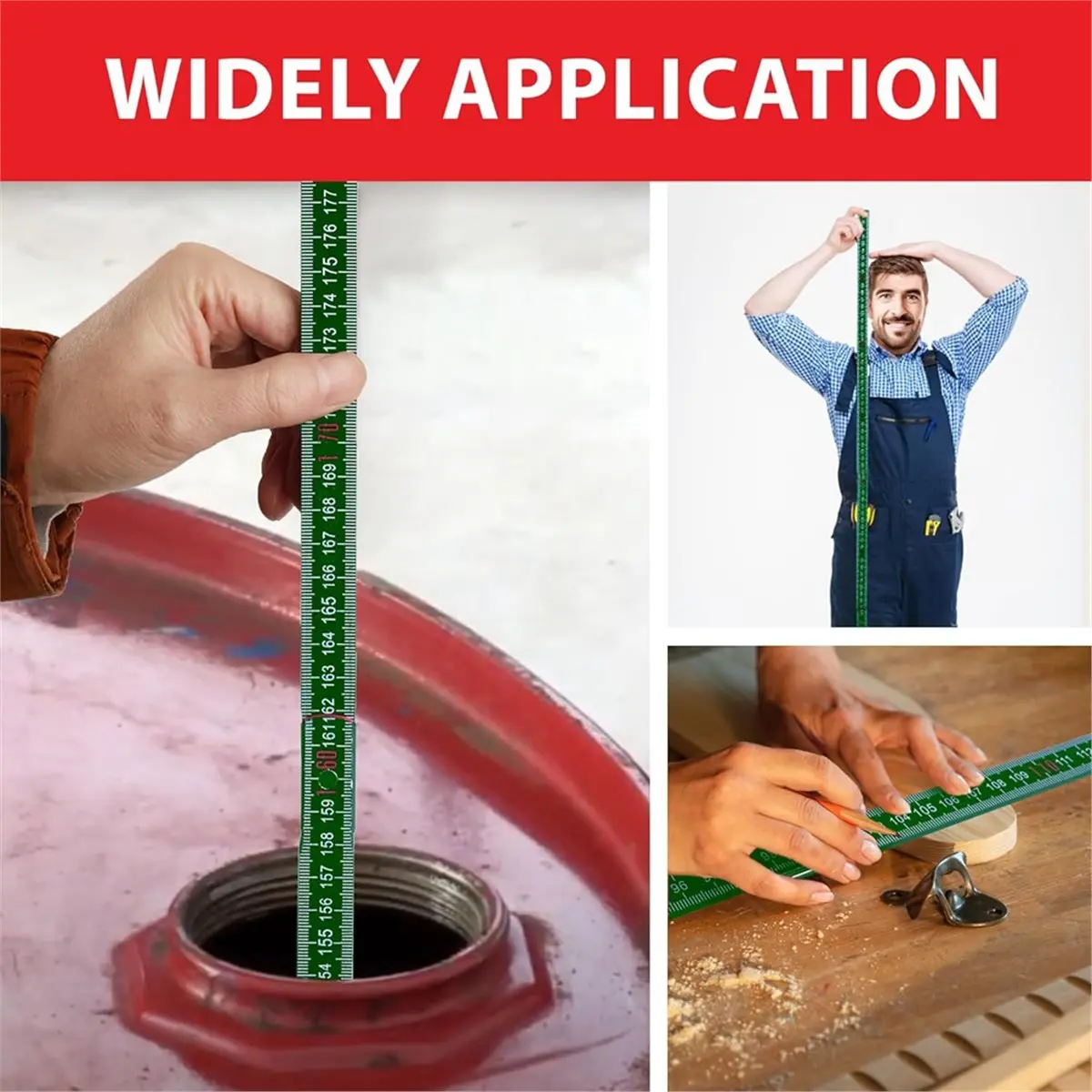 

Измерительная палочка для масляного бака, от 10 до 78 дюймов, измерительная палочка для складного деревянного бака, линейка для глубокого бака