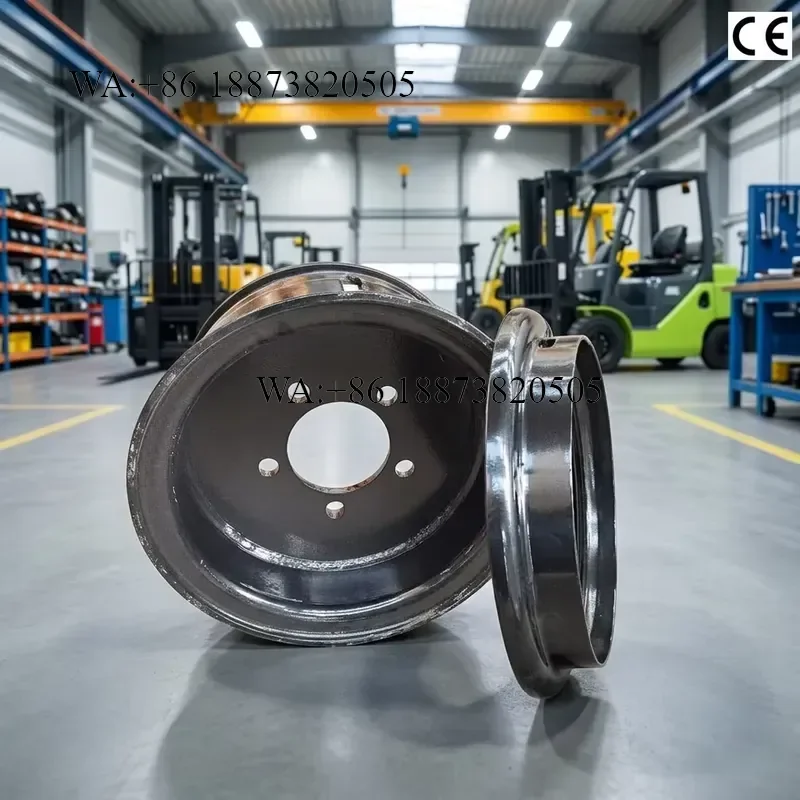 Custom 12 Inch Forklift Split Wheels Rim 5.00S-12 2/3/4 Industrial Steel Rims for 7.00-12