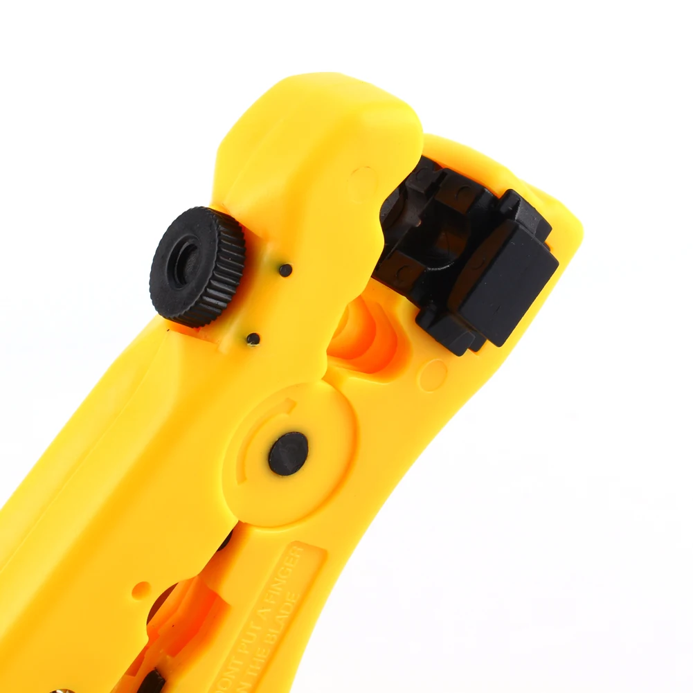 Wire Cutting Plier Rotary Coax Coaxial Cable Wire Cutter Stripper Wire Crimper Adjustable Stripping Blade Cable Cutter Tools view 6