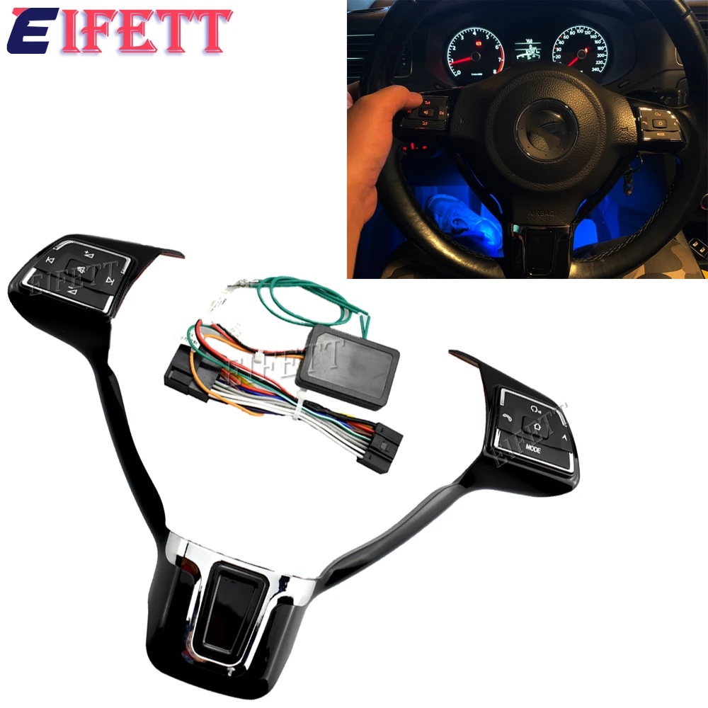 

Steering Wheel Control Volume Button Switch Phone Button For VW Golf 2010-2012 Jetta 2013-2015 For Bora Polo Sagitar 2011-2013