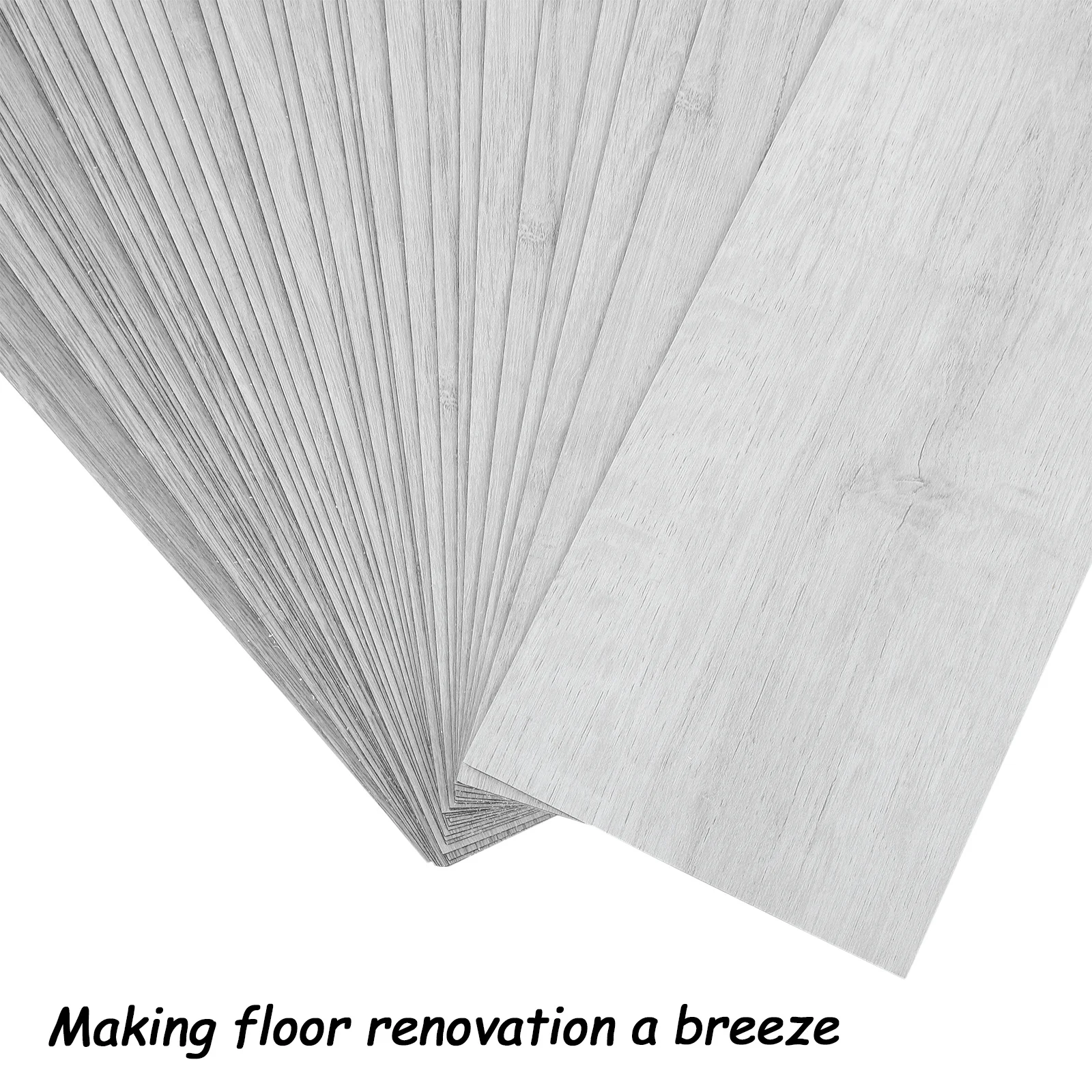 32 peças telhas de piso de grão de madeira casca e vara 18x6 polegadas piso autoadesivo à prova d'água resistente a arranhões para cozinha e banheiro