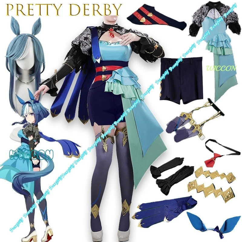 

Admiration Slot Pretty Derby Cosplay Costume Anime Game Party Uniform Role Play Clothing Kawaii Halloween Party Cos
